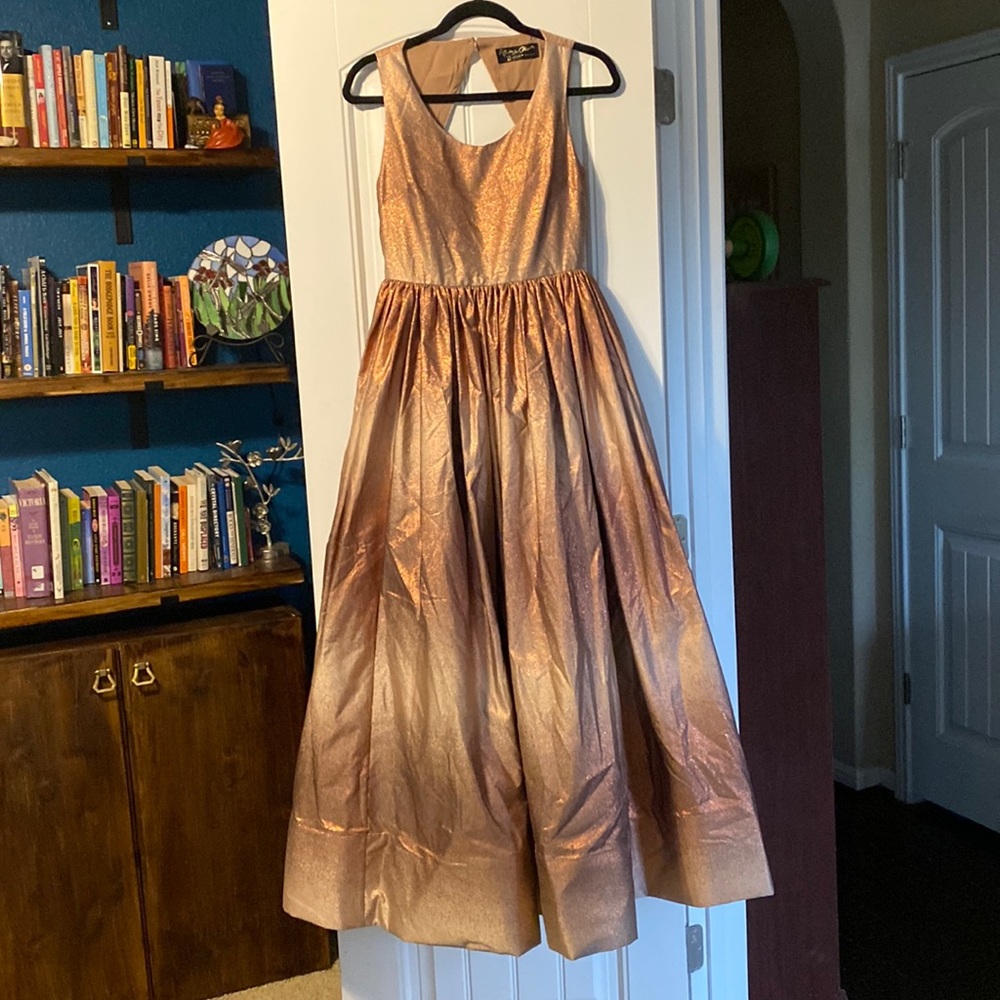 Alice and Olivia formal gown - rose gold ombre!